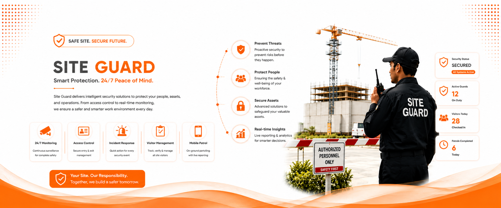 Site Guard Security Solution Banner