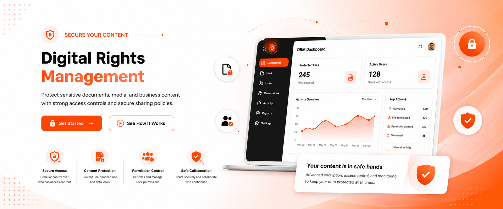 Digital Rights Management Banner